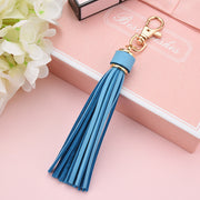 バッグチャーム バッグ用アクセサリー キーホルダー タッセル フリンジ レザー調 ナスカン付き おしゃれ かわいい カラバリ豊富