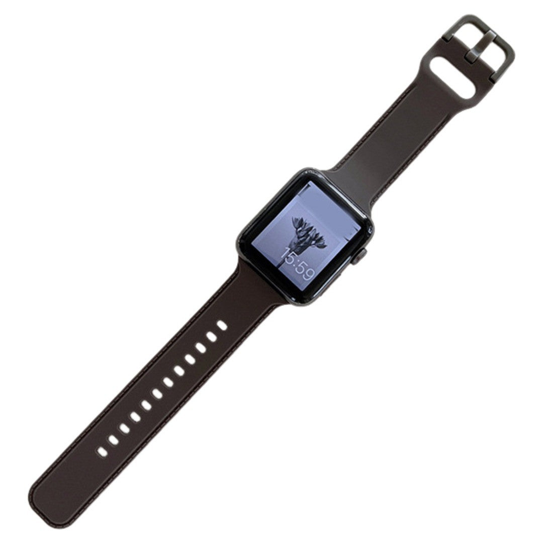 アップルウォッチ用 Apple Watch用 バンド 腕時計ベルト シリコン 交換 38 40 41 42 44 45mm くすみカラー