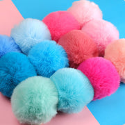 バッグチャーム キーホルダー レディース ふわふわ ポンポン ボンボン フェイクファー もこもこ キーリング 飾り かわいい おしゃれ カラバリ豊富 ピンク ホワイト ブラック レッド ブルー グレー 白 黒 赤 青