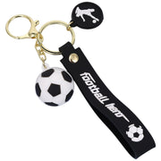 キーホルダー キーリング フットボール サッカー 飾り 目印 カッコいい おしゃれ 誕生日 プレゼント 贈り物 ギフト メンズ レディース キッズ ジュニア 子供
