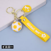 キーホルダー キーリング フットボール サッカー 飾り 目印 カッコいい おしゃれ 誕生日 プレゼント 贈り物 ギフト メンズ レディース キッズ ジュニア 子供
