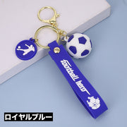 キーホルダー キーリング フットボール サッカー 飾り 目印 カッコいい おしゃれ 誕生日 プレゼント 贈り物 ギフト メンズ レディース キッズ ジュニア 子供