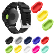 防塵カバー GARMIN 同色3個セット 防塵プラグ キャップ Fenix5 Fenix6 ガーミン ダストカバー 充電口 ホコリ 保護 シリコン