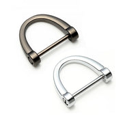 Dカン ネジ式 単品 手カン 金具 部品 レザークラフト アクセサリー クラフト材料 持ち手 ショルダーストラップ 手作り