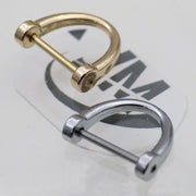Dカン ネジ式 単品 手カン 金具 部品 レザークラフト アクセサリー クラフト材料 持ち手 ショルダーストラップ 手作り