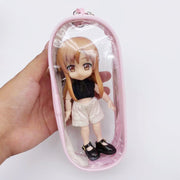 クリアポーチ ミニポーチ アクセサリーポーチ キーホルダー 透明 クリア コスメ 充電器 イヤホン かわいい おしゃれ 小物入れ コインケース マルチケース 推し活グッズ