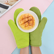 鍋つかみ ミトン グローブ 片手 キッチン用品 台所用品 日用雑貨 チェック柄 花柄 無地 単色 シンプル かわいい おしゃれ