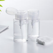 詰め替え容器 プッシュボトル ポンプディスペンサー 小分けボトル 100ml 化粧水 携帯 持ち運び 透明 クリア 旅行 トラベル