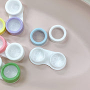 コンタクトレンズケース カラコン コンタクトレンズ 定番 持ち運び 携帯用 パステルカラー くすみカラー 可愛い キュート お洒落 コンパクト 普段使い お出かけ 旅行 外出 便利