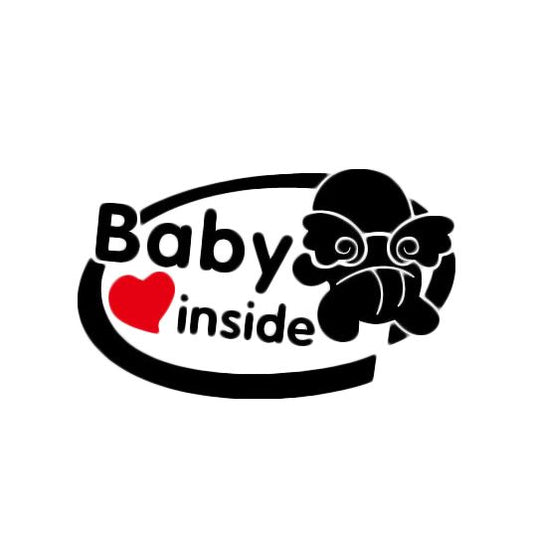 カーステッカー カッティングステッカー ボディステッカー 赤ちゃんが乗っています ベビーインサイド BABY 商品画像