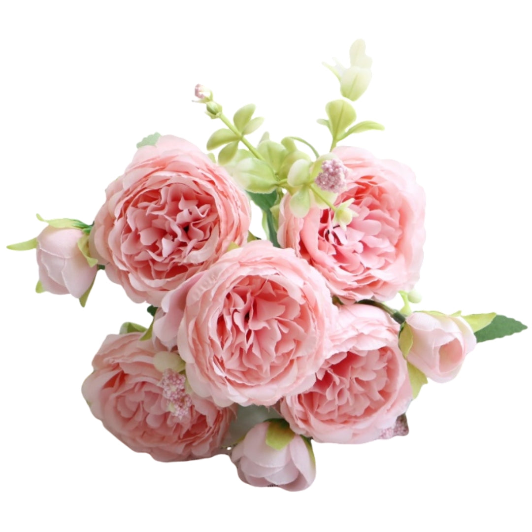フェイクフラワー 造花 インテリア フラワー バラ 薔薇 ライトピンク バリエーション画像