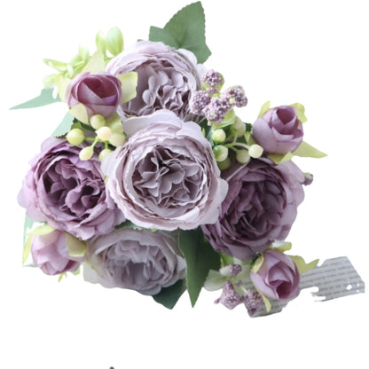 フェイクフラワー 造花 インテリア フラワー バラ 薔薇 パープル バリエーション画像