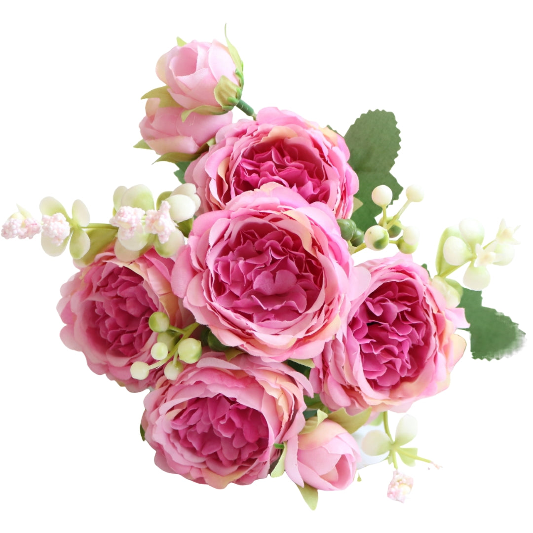 フェイクフラワー 造花 インテリア フラワー バラ 薔薇 ローズパープル バリエーション画像