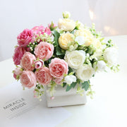 フェイクフラワー 造花 インテリア フラワー バラ 薔薇 牡丹 カラバリ豊富 蕾 つぼみ 大きめ アレンジメント DIY 花束 花 かわいい おしゃれ