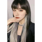 エクステ ワンタッチエクステ メッシュ 部分ウィッグ 襟足ウィッグ レディース メンズ ロング ストレート つけ毛 つけ髪 付け毛 ヘアピース ヘアアレンジ エクステンション ワンポイント カラー おしゃれ かわいい かっこいい コスプレ 変装 仮装 ハロウィン イベント パーティー ダンス