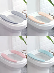 便座シート 便座カバー トイレシート トイレ用品 粘着式 貼る 厚手 ふわふわ 柔らかい 無地 洗える 暖かい あったか シンプル 防寒