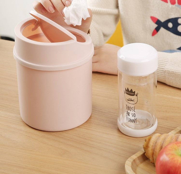 ゴミ箱 ごみ箱 ダストボックス 丸型 ラウンド 蓋つき 商品画像2