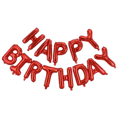 バルーン 誕生日 バースデーバルーン HAPPYBIRTHDAY アルミ風船 誕生会 レッド バリエーション画像