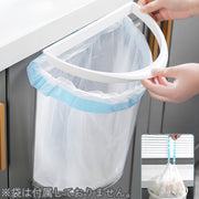 ゴミ箱 ダストボックス 半円形 引っ掛け ぶら下げ 吊り下げ シンク扉 三角コーナー 生ごみ 大きめ 透明 クリア 収納 台所 キッチン 整理 整頓