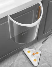 ゴミ箱 ダストボックス 半円形 引っ掛け ぶら下げ 吊り下げ シンク扉 三角コーナー 生ごみ 大きめ 透明 クリア 収納 台所 キッチン 整理 整頓
