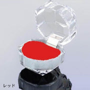 アクセサリーケース ジュエリーケース アクセサリーボックス ジュエリーボックス ギフトボックス ミニサイズ 指輪収納 リング収納 リングケース ピアス イヤリング クリア 透明 プレゼント 贈り物 おしゃれ かわいい 上品 きれいめ 高級感 赤 黒 白