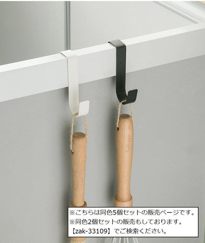 ドアフック 同色5個セット 扉フック ドアハンガー 引き出し キャビネット 商品画像5
