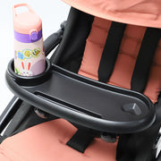 ベビーカー用テーブル ベビーカートレー トレイ ミニテーブル ベビーカーアクセサリー ドリンクホルダー おもちゃ置き おやつテーブル カップホルダー ミニテーブル 簡単取り付け お出かけ フードトレー