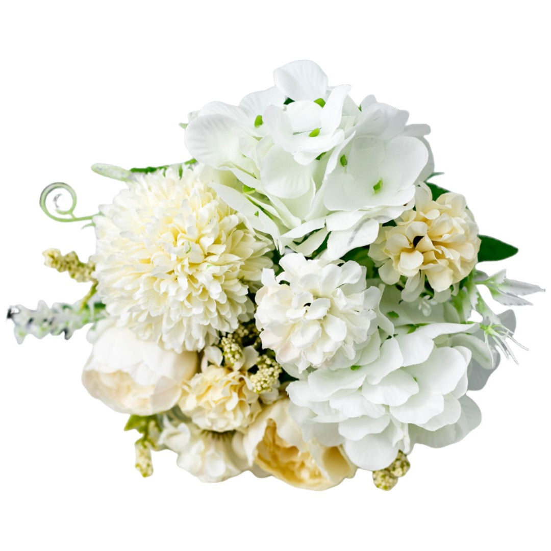 造花 花 フラワー 薔薇 バラ 牡丹 牡丹×ホワイト バリエーション画像
