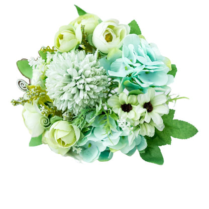 造花 花 フラワー 薔薇 バラ 牡丹 つぼみ×グリーン バリエーション画像