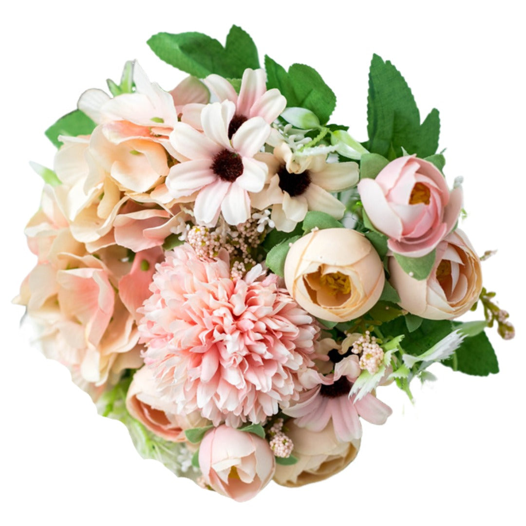 造花 花 フラワー 薔薇 バラ 牡丹 つぼみ×ピンク バリエーション画像