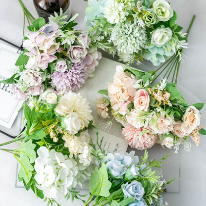 造花 花 フラワー 薔薇 バラ 牡丹 商品画像2