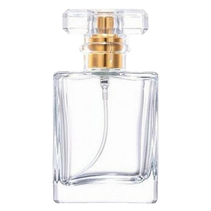 アトマイザー スプレーボトル 50ml 香水 詰め替え容器 ガラス製 クリア×ゴールド バリエーション画像