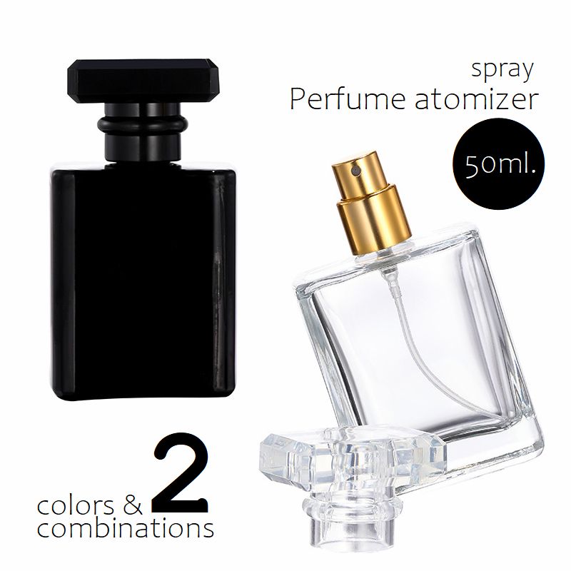 アトマイザー スプレーボトル 50ml 香水 詰め替え容器 ガラス製 商品画像