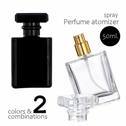 アトマイザー スプレーボトル 50ml 香水 詰め替え容器 ガラス製 商品画像