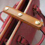 ハンドルカバー 持ち手カバー 単品 バッグ 鞄 カバン 取っ手 ボタン 汚れ防止 保護 グリップ バッグ用アクセサリー レザー調 おしゃれ