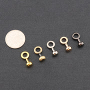 ジッパーバックル 単品 差し込み式 隙間 ファスナー 金具 パーツ 財布 DIY ハンドメイド 修理 取付簡単 工具不要 ストラップ 接続 ハンドバッグ ショルダーバッグ トートバッグ ゴールドカラー シルバーカラー