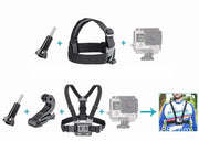 GoPro アクセサリー 50点セット ゴープロ Hero13 12 11 10 9 対応 マウント 自撮り棒 三脚 スポーツ 収納ケース付き