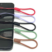 スマホストラップ スマホリング ハンドリング ストラップホルダー キーホルダー ミニ シリコン シンプル かわいい おしゃれ 傷が付かない 落下防止 紛失防止