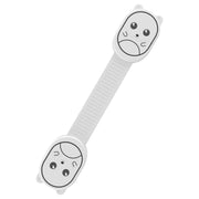 戸口ロック ドアストッパー 単品 チャイルドロック 引き戸ロック 戸棚 ドア 赤ちゃん ベビー 引き出しロック いたずら防止 ベビー用セーフティグッズ 粘着テープ 貼り付け 取り付け簡単 防災グッズ 便利グッズ 単色 無地 ツートンカラー ウサギ かわいい シンプル キュート