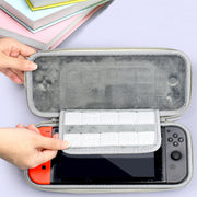 Nintendo Switchケース SwitchLiteケース 両対応 保護カバー ストラップ付き 本体 収納 ファスナー グラデーション ニンテンドースイッチ スイッチライト 全面保護 持ち運び 携帯 かわいい おしゃれ