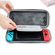 Nintendo Switchケース SwitchLiteケース 両対応 保護カバー ストラップ付き 本体 収納 ファスナー グラデーション ニンテンドースイッチ スイッチライト 全面保護 持ち運び 携帯 かわいい おしゃれ