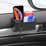 車用収納ポケット 収納ホルダー 小物入れ 粘着テープ 車載 整理 整頓 スマホ 携帯 鍵 タバコ カー用品 便利 シンプル