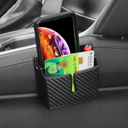 車用収納ポケット 収納ホルダー 小物入れ 粘着テープ 車載 整理 整頓 スマホ 携帯 鍵 タバコ カー用品 便利 シンプル
