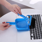 ミニほうき ちりとり 2点セット 吊り下げ 箒 塵取り お手入れ 掃除グッズ 清掃 コンパクト 多機能 机 玄関 かわいい シンプル お手軽 収納便利