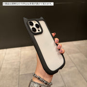 iPhone用ケース iPhone用カバー スマホケース スマホカバー 背面保護 猫 ねこ 傷予防 傷防止 iPhone17用 16用 15用 14用 13用 12用