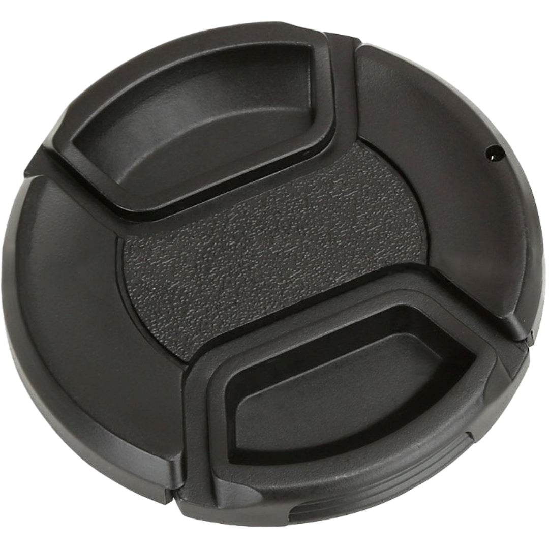 レンズキャップ カメラ用品 レンズカバー ワンタッチタイプ インナー式 37～82mm 簡単装着 ブラック