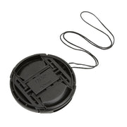 レンズキャップ カメラ用品 レンズカバー ワンタッチタイプ インナー式 37～82mm 簡単装着 ブラック