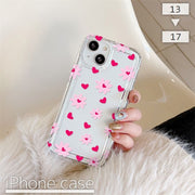 iPhoneケース iPhoneカバー スマホケース スマホカバー 花 フラワー 透明 クリア 落下 保護 傷防止 耐衝撃 衝撃吸収 アイフォン Apple アップル かわいい おしゃれ