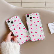 iPhoneケース iPhoneカバー スマホケース スマホカバー 花 フラワー 透明 クリア 落下 保護 傷防止 耐衝撃 衝撃吸収 アイフォン Apple アップル かわいい おしゃれ
