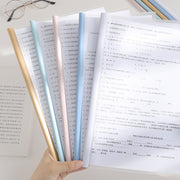 スライドファイル 10冊セット レールファイル クリアファイル A4サイズ 文房具 文具 ファイル スライドバー スライドレール 60枚綴じ 事務用品 学用品 スライド式 シンプル かわいい 便利グッズ 学生 学校 オフィス 整理整頓 白 赤 青 緑 紫